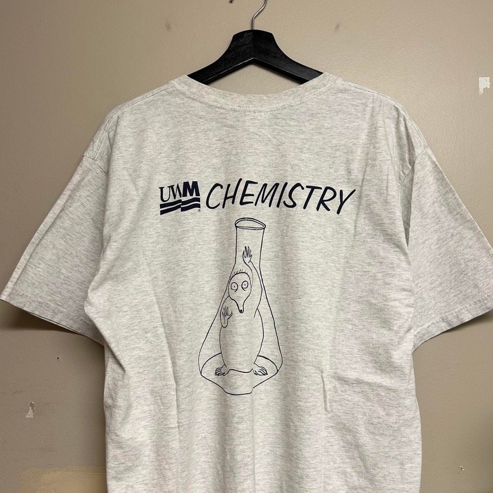 Vintage University of Wisconsin Milwaukee Chemistry Mole T Shirt - Picture 2 of 8